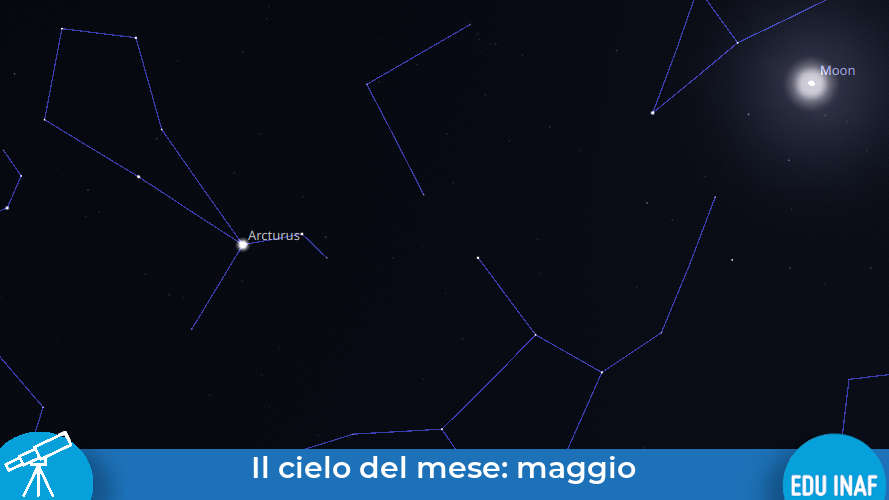 Il cielo di maggio: luce nell’universo