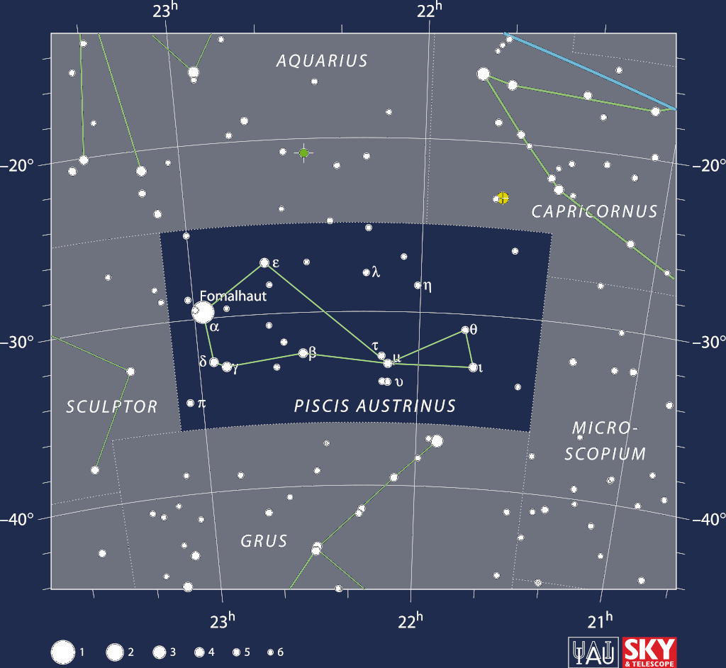 Pisces Austrinus Iau Map