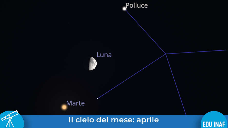 Il cielo del mese: aprile e la Luna di primavera
