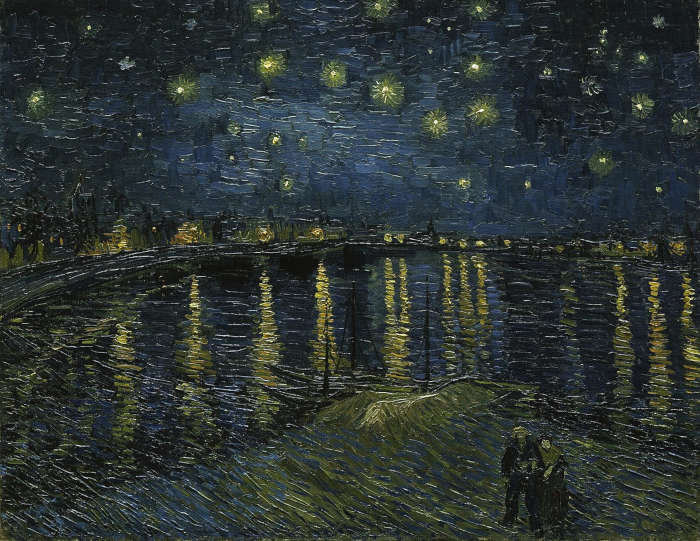 Van Gogh Notte Stellata Sul Rodano